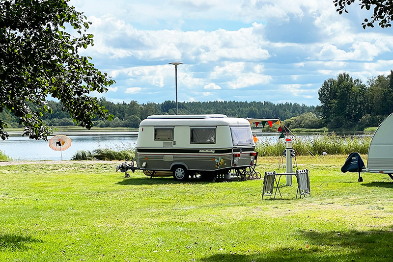 Lakeside camping sites