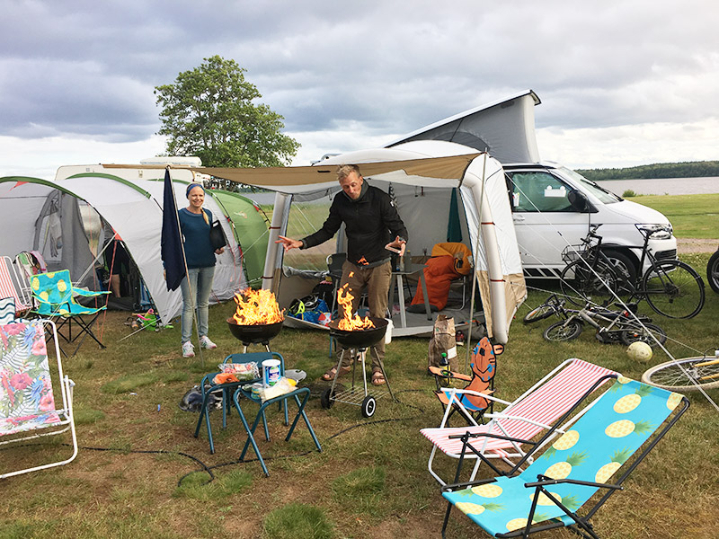 Zeltbereich - Hultsfred Strandcamping