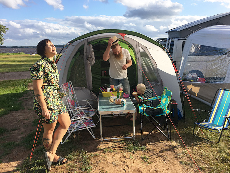 Tältområde - Hultsfred Strandcamping