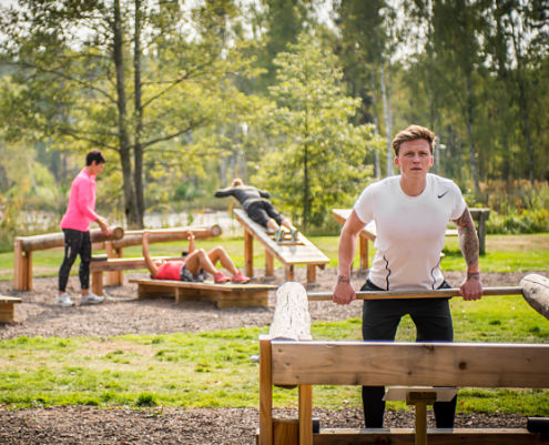 Hagadal Fitnessstudio im Freien in Hultsfred, Småland
